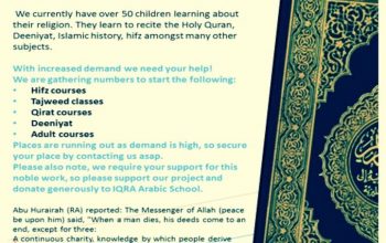 Support Iqra Arabic School
